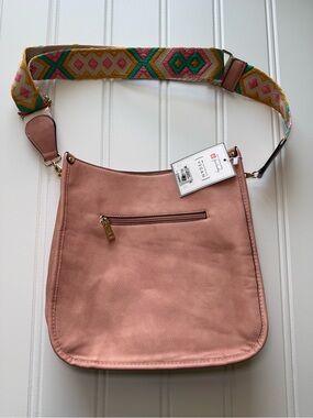 Jen & Co Vegan Leather Crossbody Bag Poise  Removable Strap PETA NEW 1974